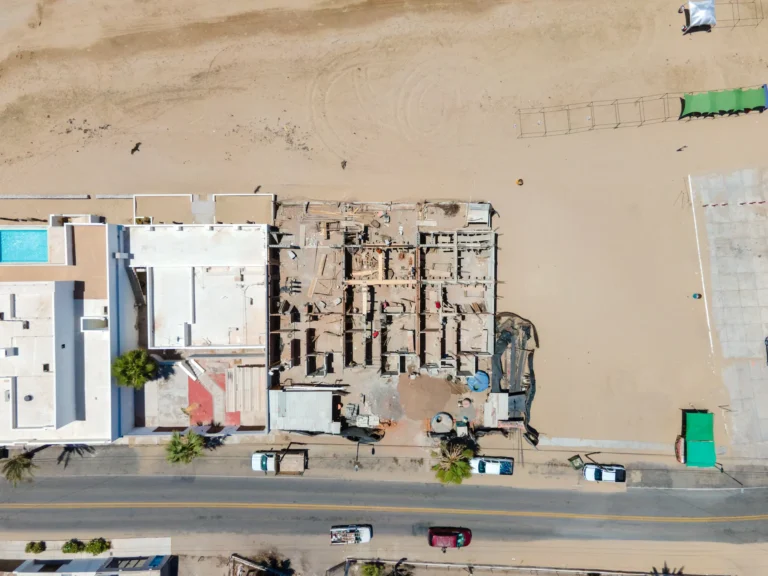 Levantamiento de medidas en Bahía de Kino. Vigueta Trabis