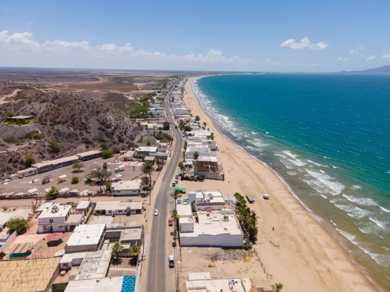 Levantamiento de medidas en Bahía de Kino. Vigueta Trabis