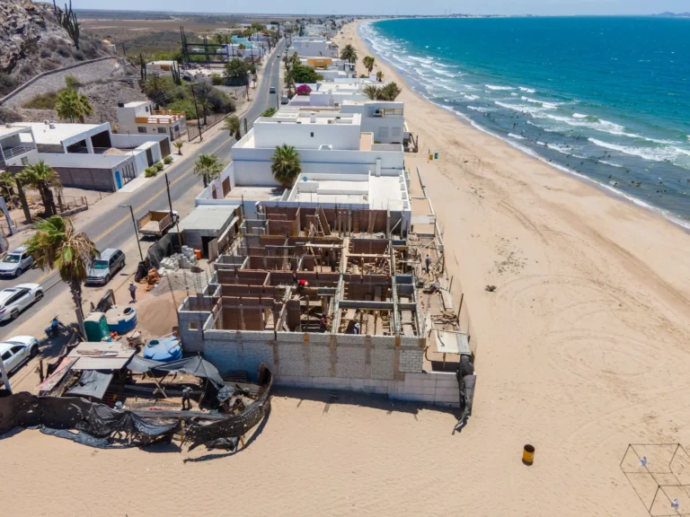 Levantamiento de medidas en Bahía de Kino. Vigueta Trabis